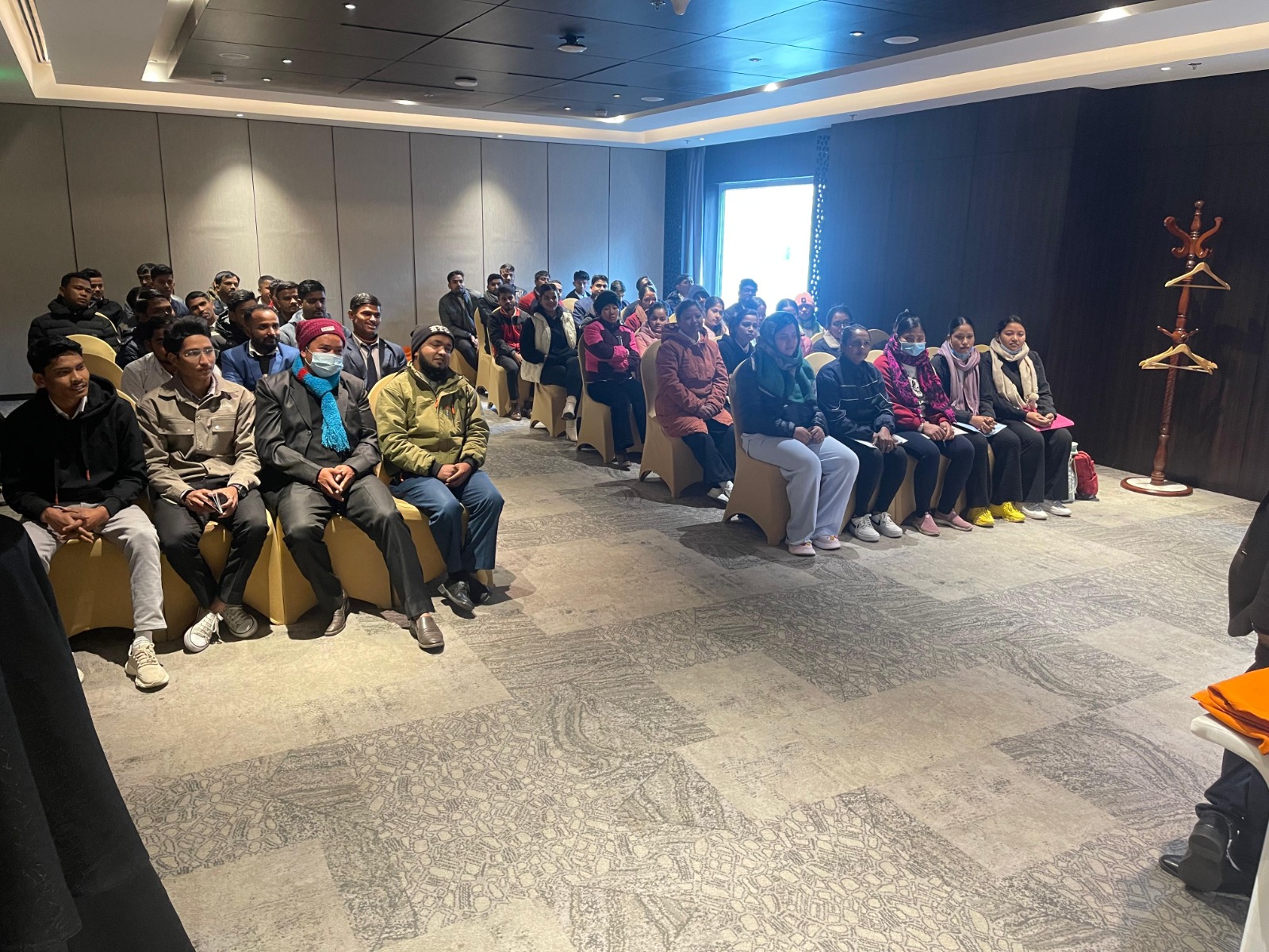Group screening and orientation
