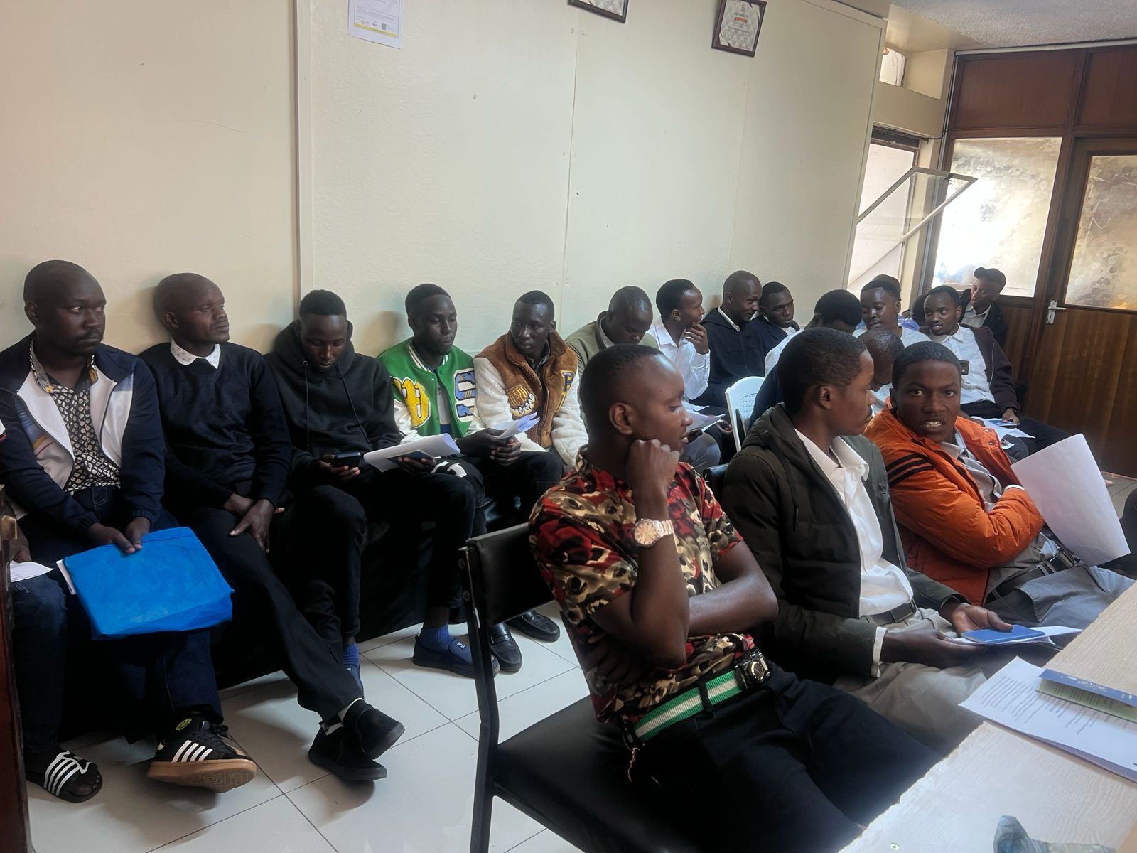 Group screening and orientation